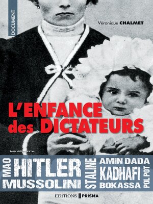 cover image of Enfance de dictateurs